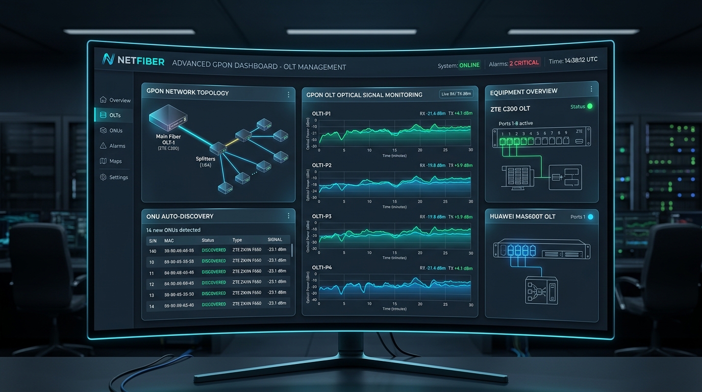 SmartZolt OLT Driver - GPON EPON Fiber Management